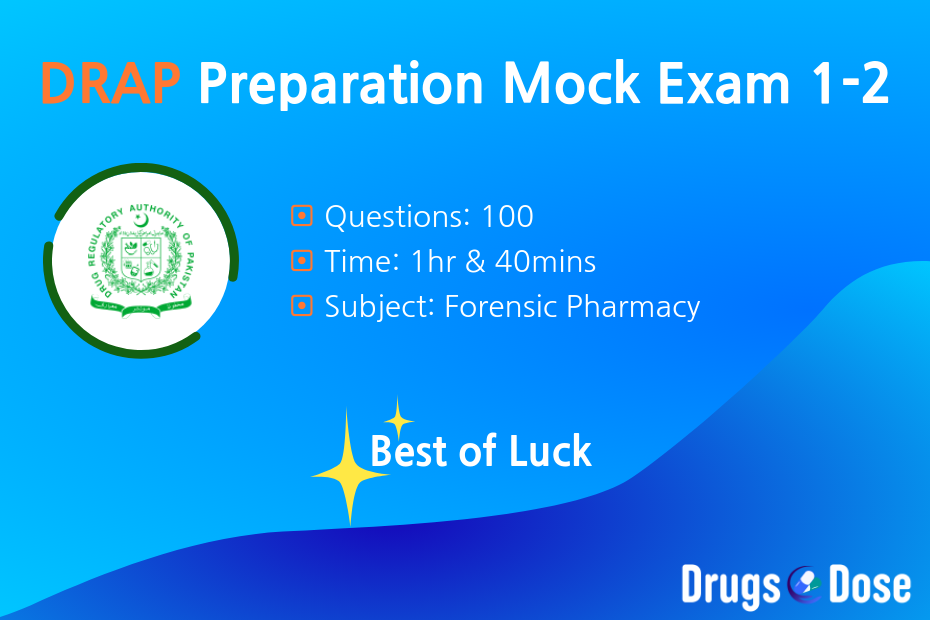 DRAP Preparation Mock Exam 1-2