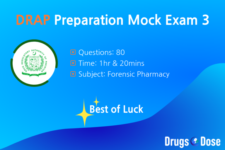 DRAP Preparation Mock Exam