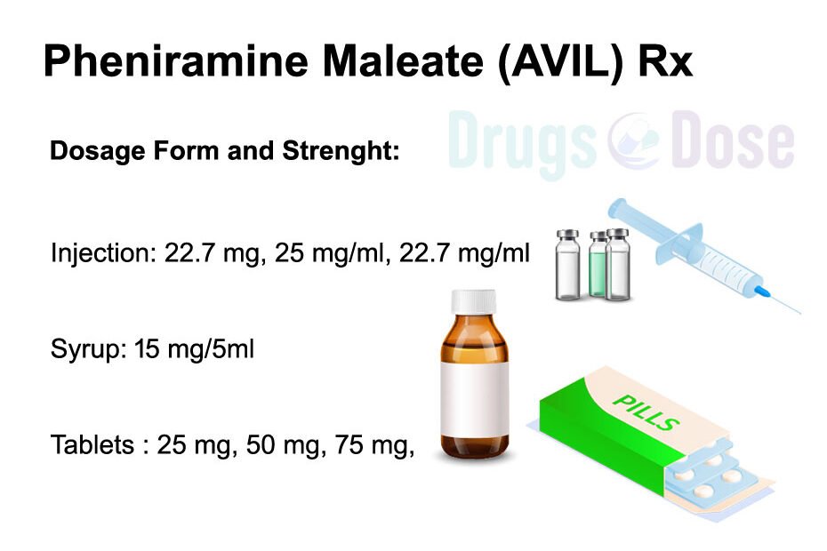 Pheniramine Maleate (AVIL) uses, Side effects